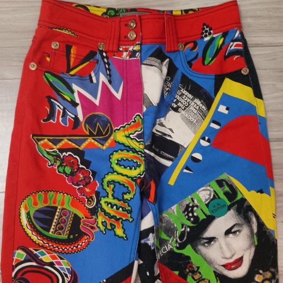 Versace Vogue 1991 Tribute High Waisted Jeans$798 - Picture 5 of 16